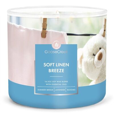 Soft Linen Breeze Goose Creek Candle® 411 Gramm