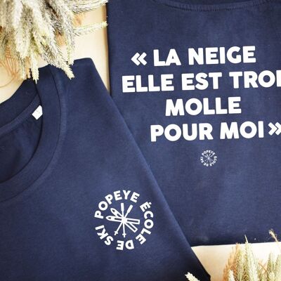 T-shirt - La neige elle est trop molle