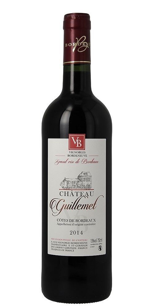 Chateau Guillemet Cotes de Bordeaux rouge 2014