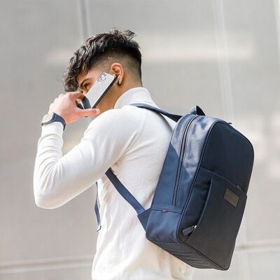 Champs-Elysees 15" Navy Blue Backpack