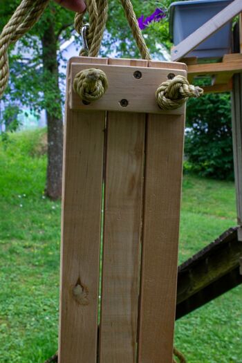 Balançoire en planches de bois pour enfants - 24041 3