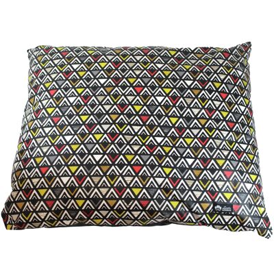 Aztec dog cushion