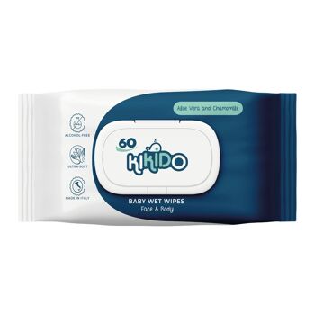 Lingettes Bébé - Kikido - Lingettes Nettoyantes Peaux Sensibles 1