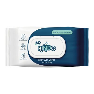 Kikido Baby Wipes - 720x Baby Changing Wipes - Sensitive Skin Cleansing Wipes - 720 pcs