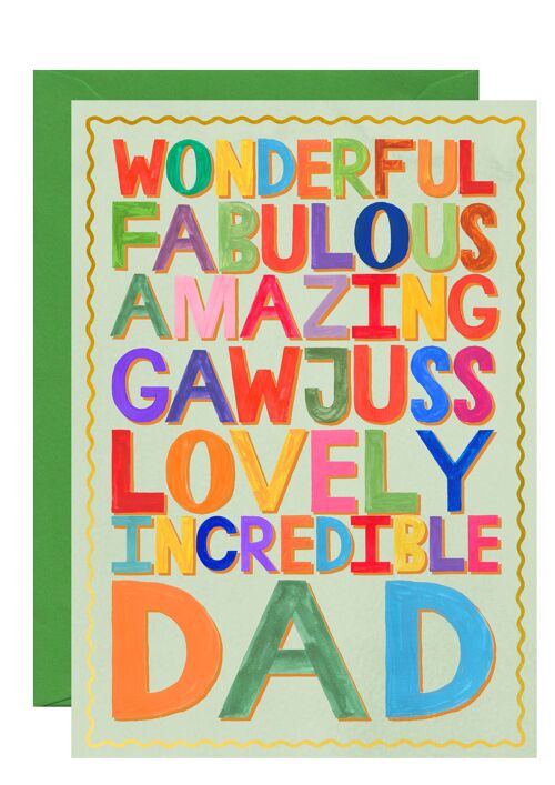 O-CF0018 FATHERS WORD CARD