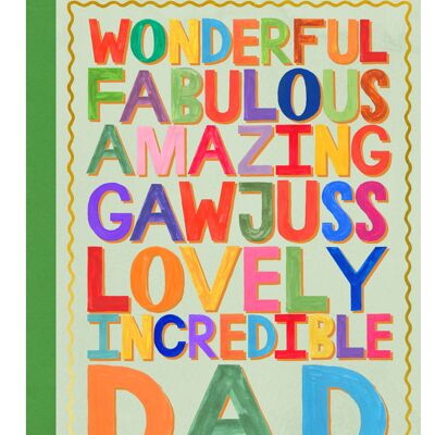 O-CF0018 FATHERS WORD CARD