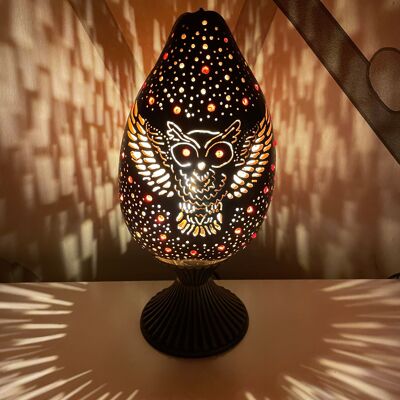 Gourd Lamp - Owl