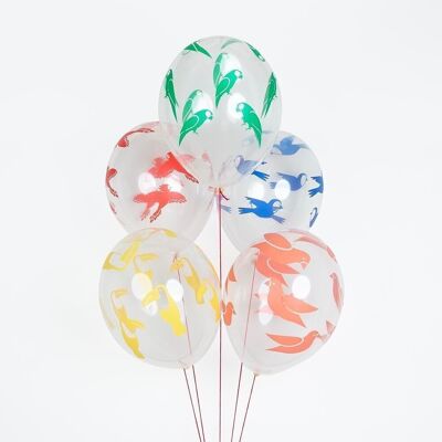 5 Ballons de baudruche : tropical