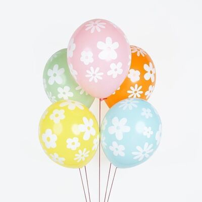 5 Ballons de baudruche : printemps