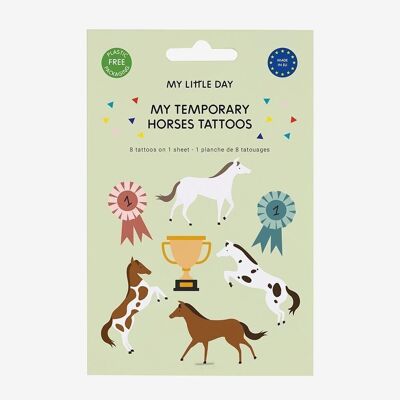 8 Temporary tattoos: horse