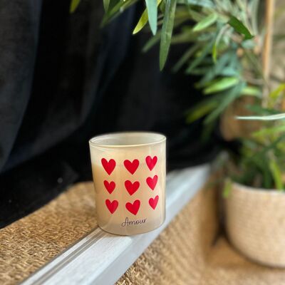 Vela perfumada "Love" de San Valentín