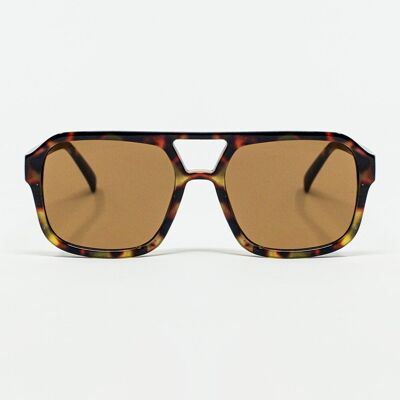 Gafas de sol de aviador de los años 70 en carey
