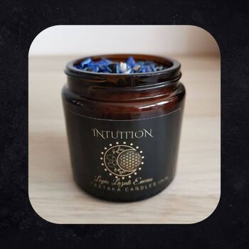 Bougie 'Intuition' - Lapis Lazuli Encens 2