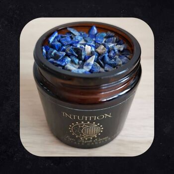 Bougie 'Intuition' - Lapis Lazuli Encens 3