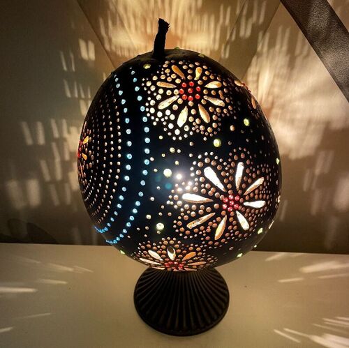 Gourd Lamp - Flowers