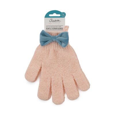 2 PEACH exfoliating gloves - ISABELLE LAURIER