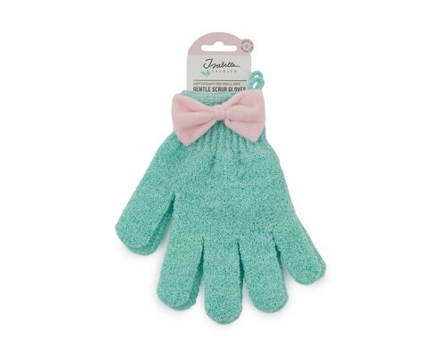 2 Gants exfoliants VERT MENTHE - ISABELLE LAURIER