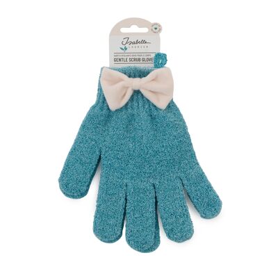 2 BLUE exfoliating gloves - ISABELLE LAURIER