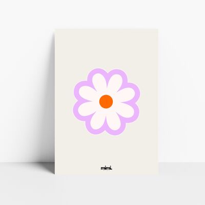 Poster „Blumenaufkleber“.