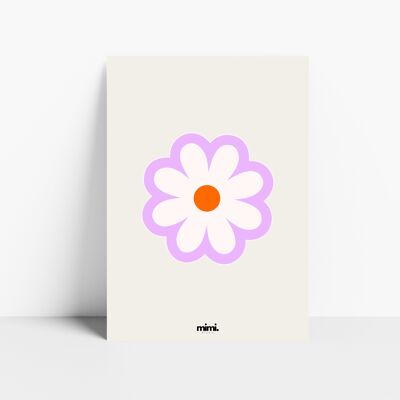 “Flower sticker” poster