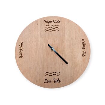 Horloge des marées bois 2