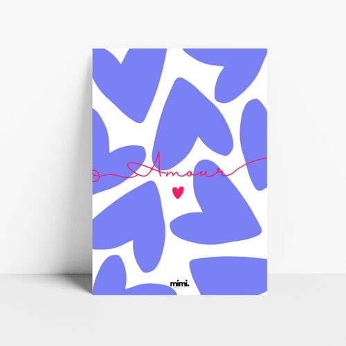 Affiche "Amour bleu"