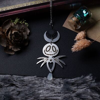 jack pendant necklace - halloween in stainless steel