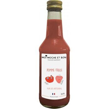 Pur Jus de Pomme Fraise d'Alsace 25 cl 2