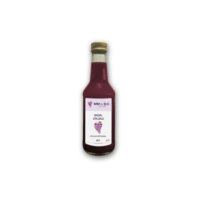 Reiner roter Traubensaft aus dem Elsass BIO 25cl