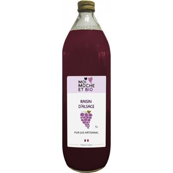 Pur Jus de Raisin Rouge d'Alsace BIO 1L 2