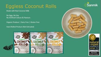 Rouleaux de noix de coco biologiques Pats 2