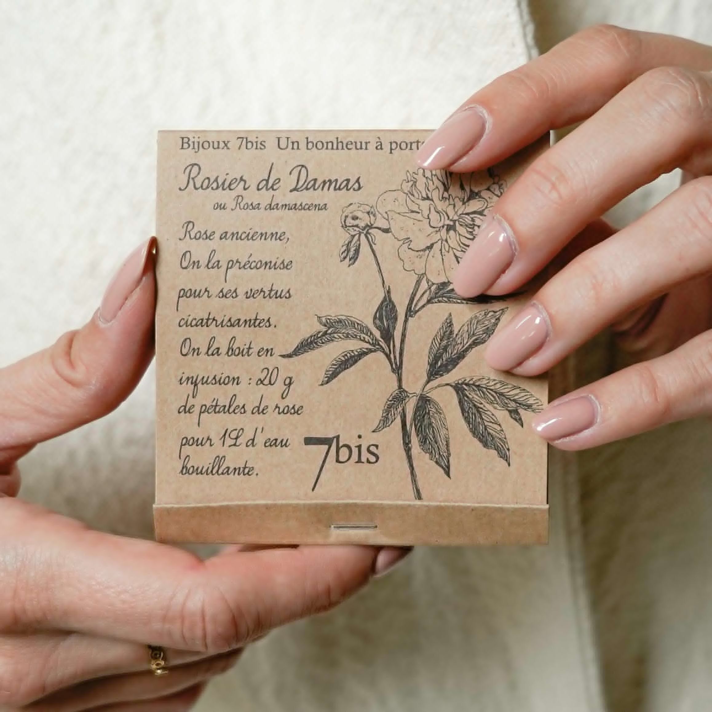 Bracciale Catena Acciaio Cotone Giallo Infusione Rosa Damasco