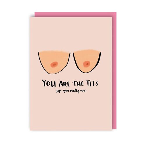 The Tits Birthday Card Pack of 6