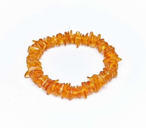 Amber bracelet chips honey