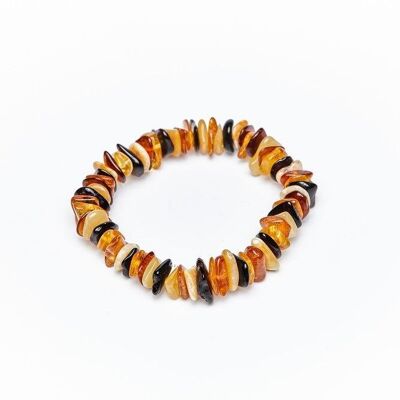 Amber bracelet chips multicolor
