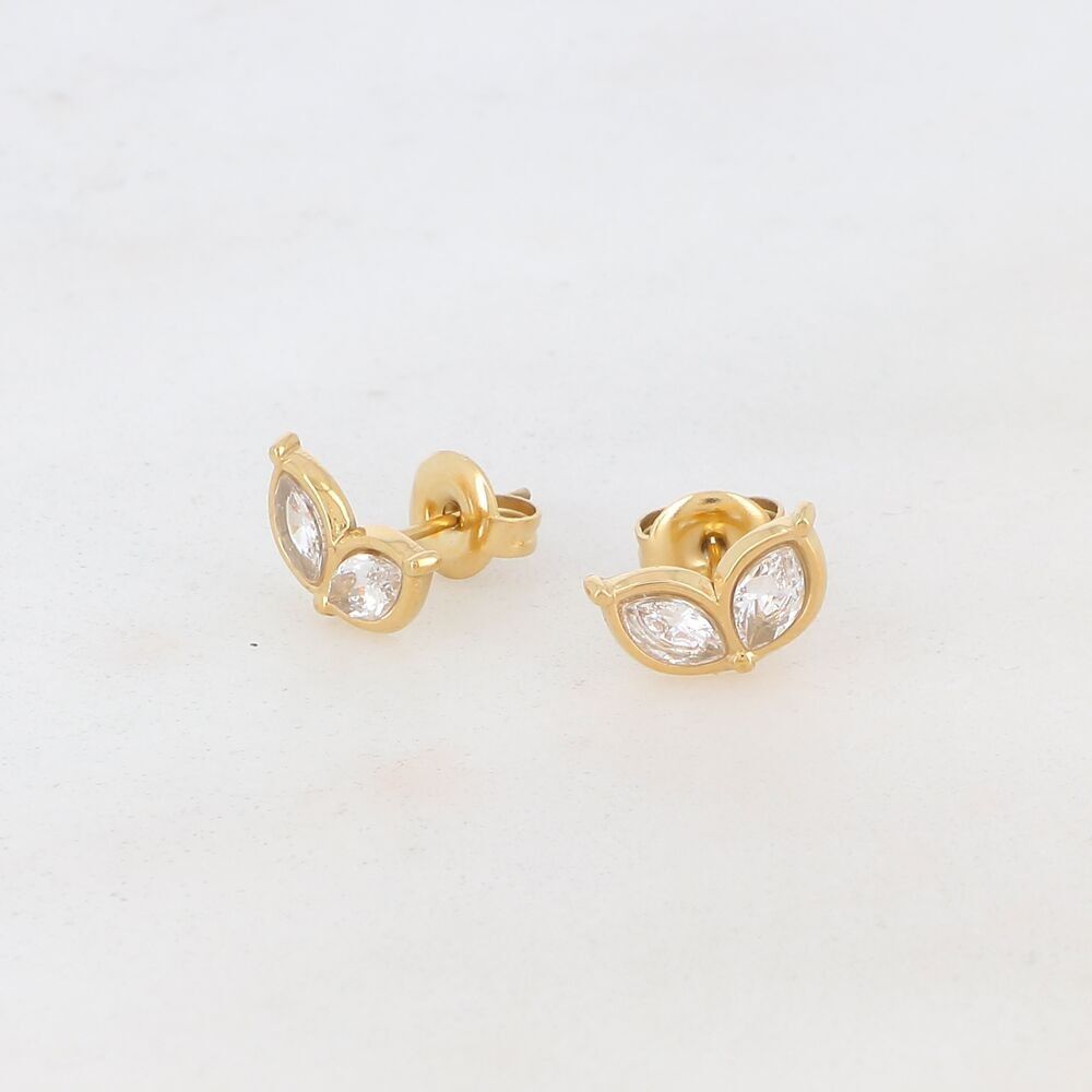 Billy-Ohrstecker – doppeltes Kristallblütenblatt