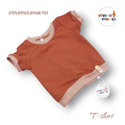 T-Shirt manches courtes Brique