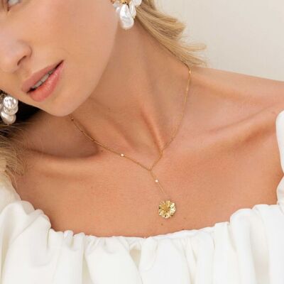 Aiza Y necklace - flower