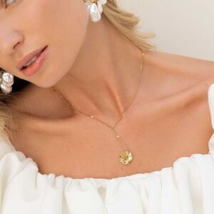 Collier en Y Aiza - fleur