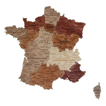 Carte de France en Bois Fabrication Française 4
