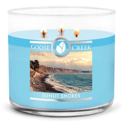 Bicchiere a 3 stoppini Sunlit Shores Goose Creek Candle®