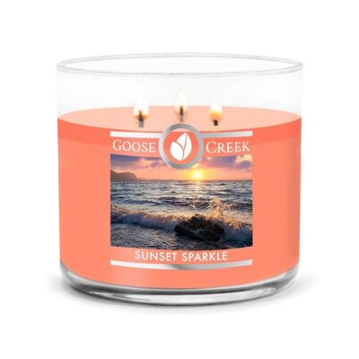 Vela perfumada de 3 mechas Sunset Sparkle Goose Creek Candle®