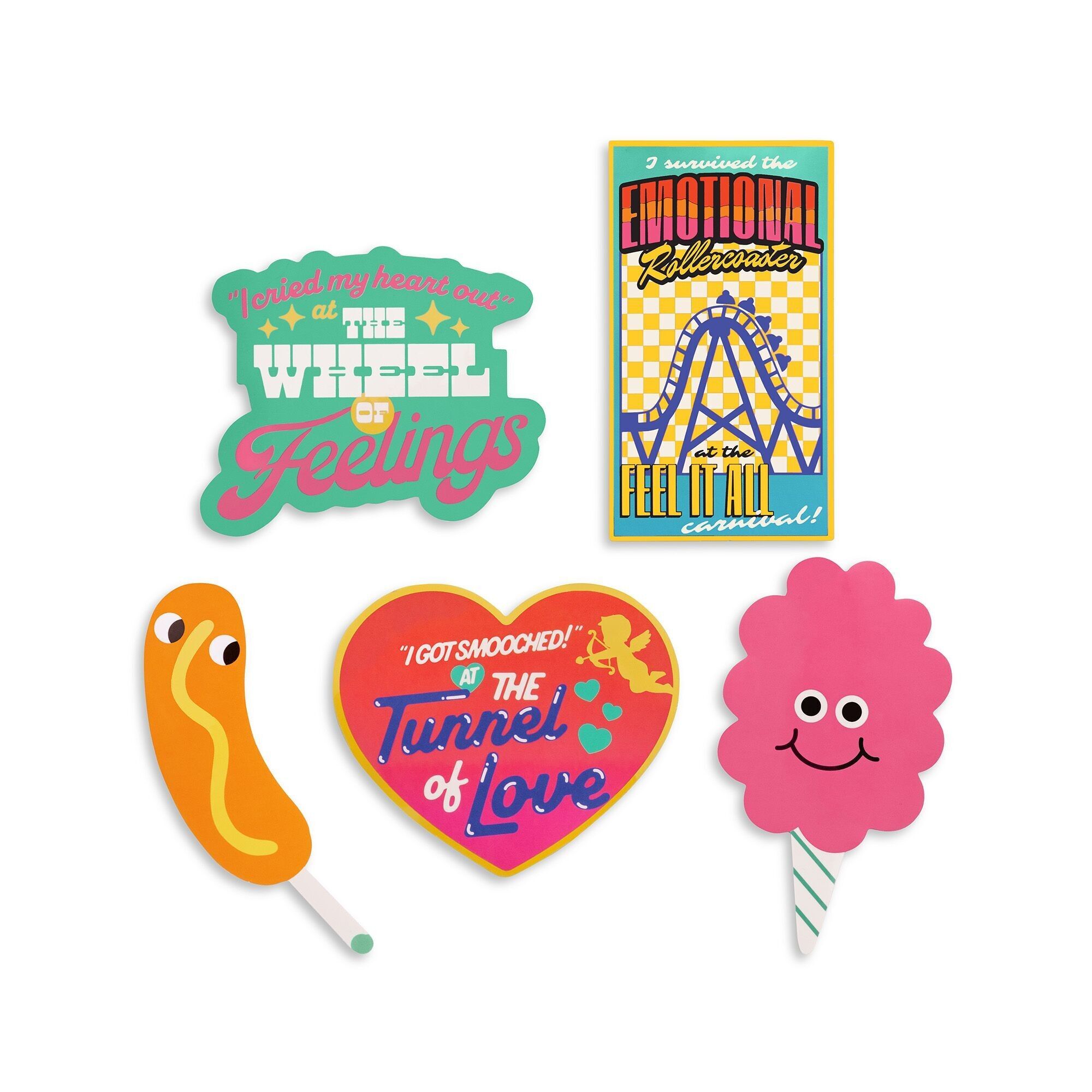 Insisti! Grandi adesivi in ​​vinile, assortiti