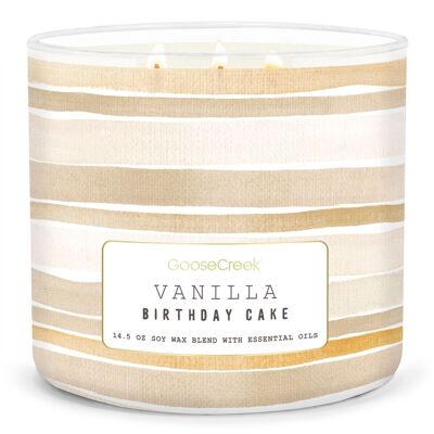 Pastel de Cumpleaños de Vainilla Goose Creek Candle® 411 gramos