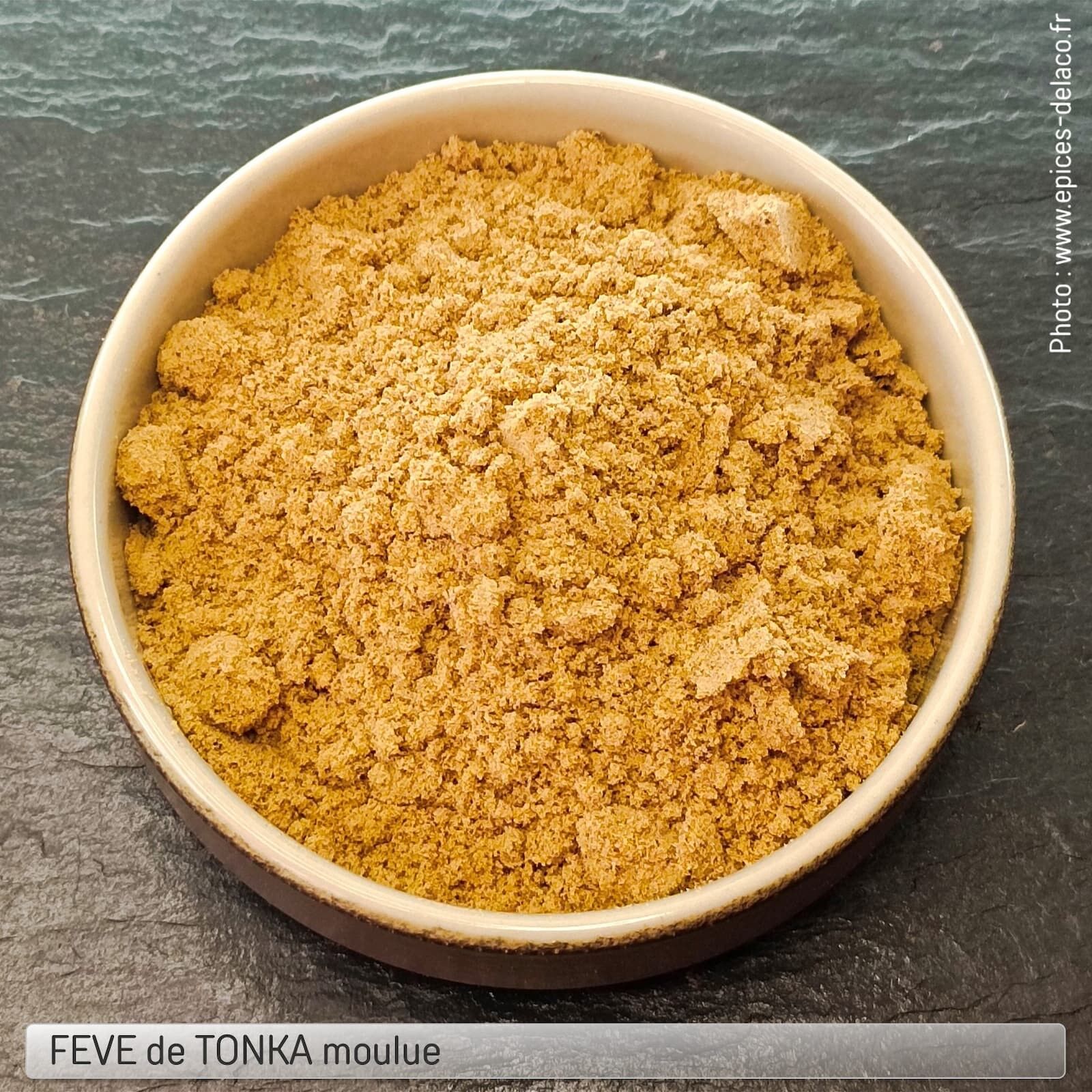 Fava tonka macinata - condimento, erba, spezia e aroma