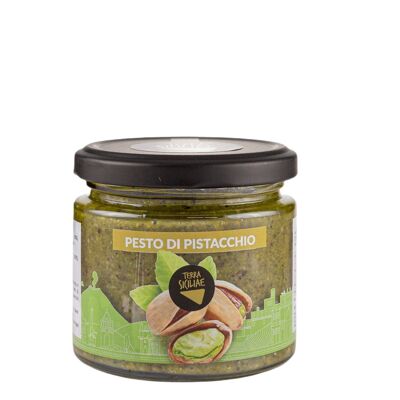 Pesto di Pistacchio con il 65% di pistacchio e olio extra vergine d'oliva