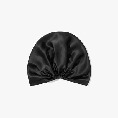 Classic pleated silk sleep cap