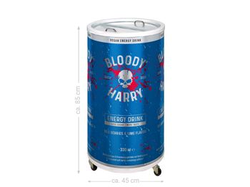 Glacière de fête BLOODY HARRY, réfrigérateur, boissons, 50l 2