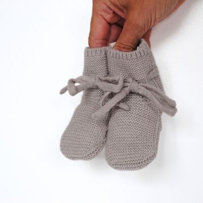 Baby shoes “Toni” in camel melange