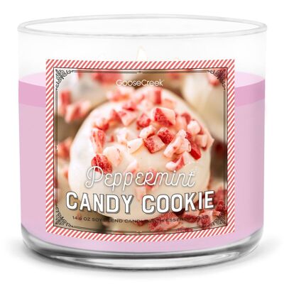 Biscuit aux bonbons à la menthe poivrée Goose Creek Candle® 411 grammes